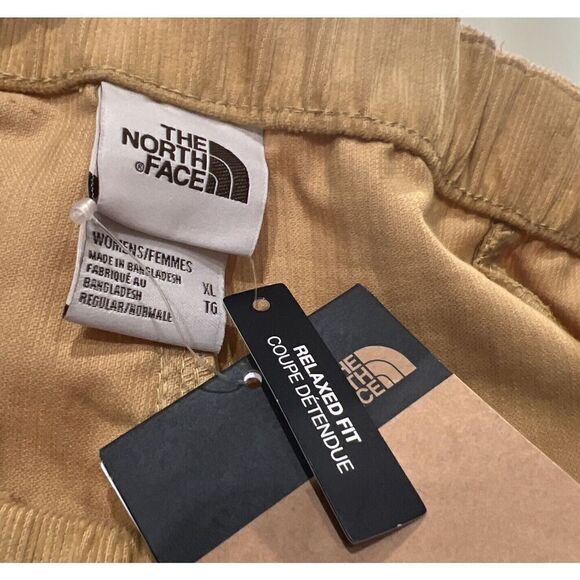 NWT THE NORTH FACE WOMENS CORDUROY EASY WIDE LEG PANTS SIZE XL ANTELOPE TAN - Picture 5 of 7